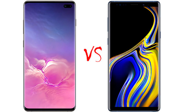 Comparativa Samsung Galaxy S10+ vs Samsung Galaxy Note 9