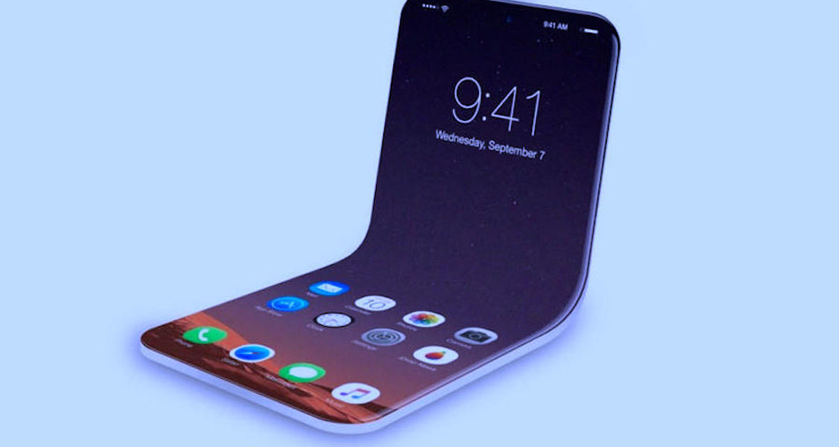 Una patente deja ver que Apple prepara un iPhone plegable