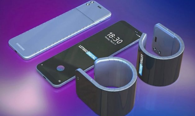Samsung patenta nuevos teléfonos flexibles acoplables a la muñeca