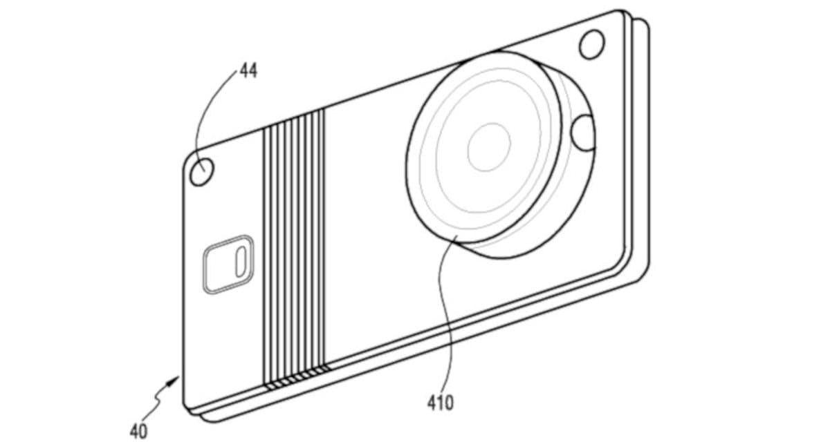 Samsung podría presentar un teléfono plegable con cámara extraible
