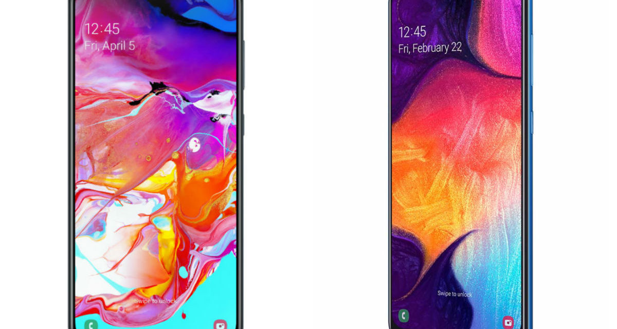 5 diferencias entre el Samsung Galaxy A70 y A50