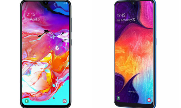 5 diferencias entre el Samsung Galaxy A70 y A50