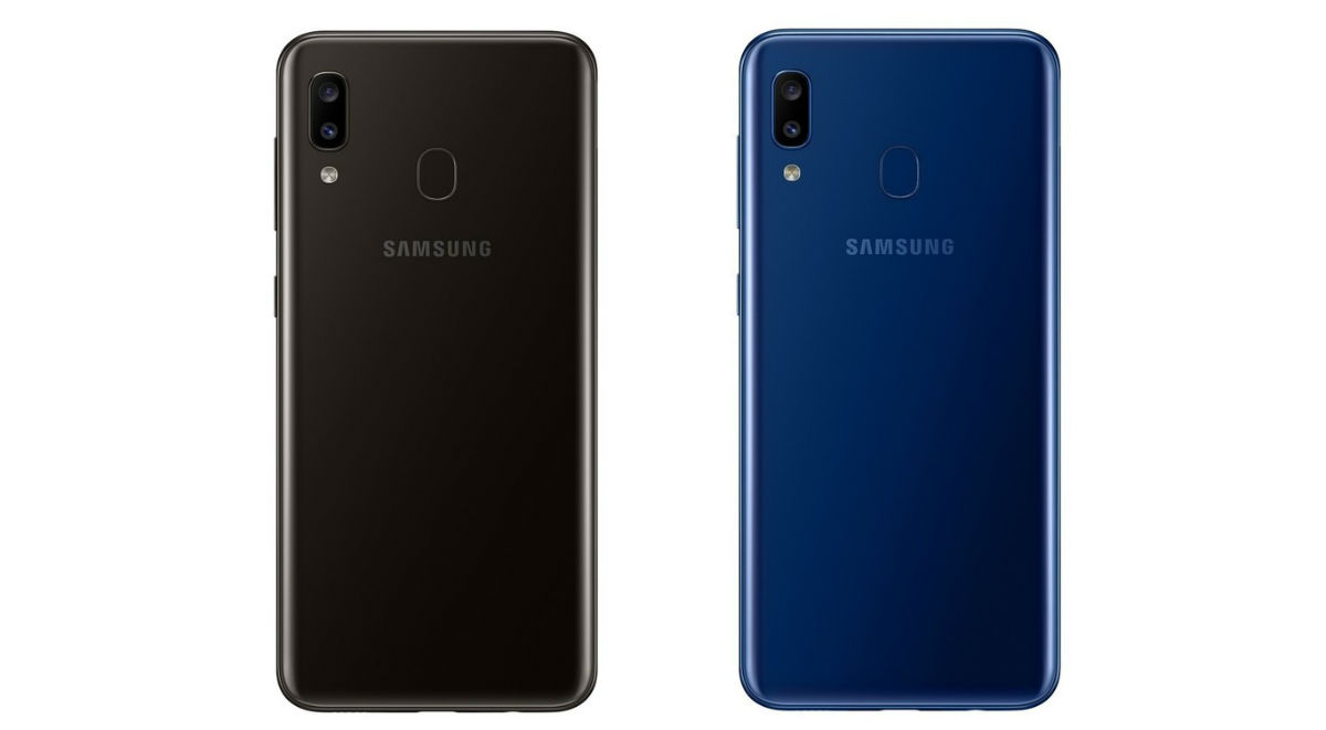Samsung Galaxy A20 diseño
