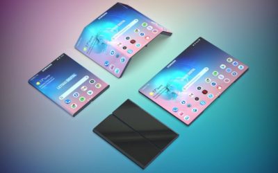 Samsung patenta un nuevo teléfono flexible con doble bisagra