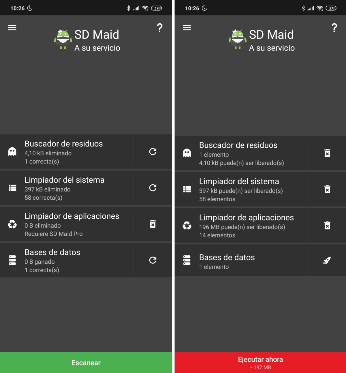 efectivo Mayordomo Acerca de la configuración 5 apps para liberar espacio en el almacenamiento interno de Android