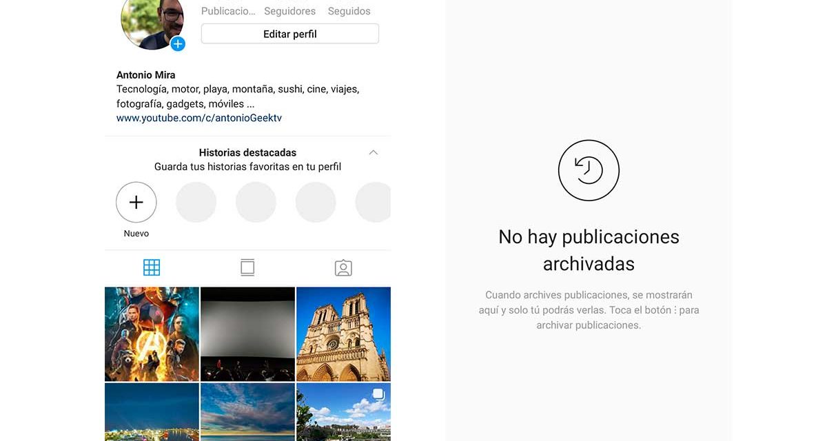 Cómo archivar y desarchivar una foto en Instagram para Android y iOS