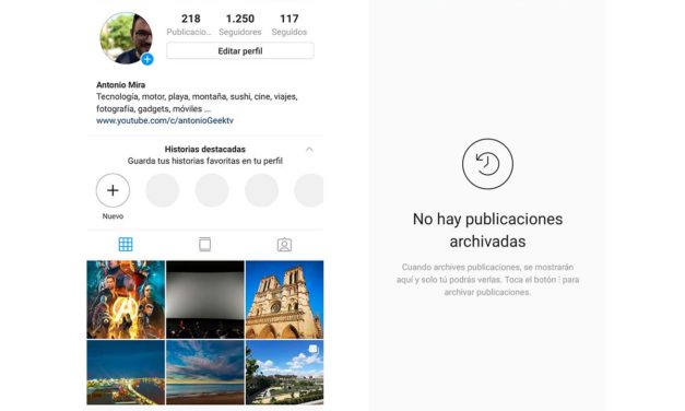 Cómo archivar y desarchivar una foto en Instagram para Android y iOS