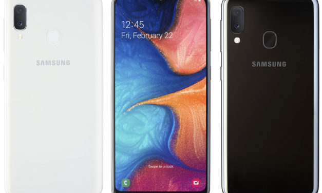 Samsung Galaxy A20e, cámara dual y compatible con Bixby