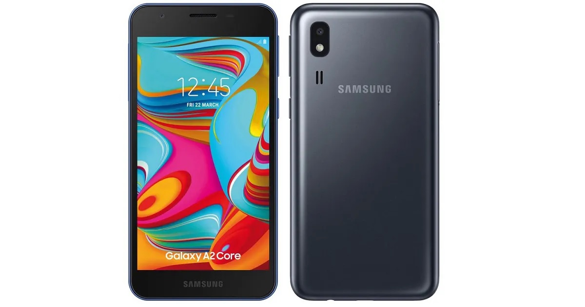 Samsung Galaxy A2 Core diseño