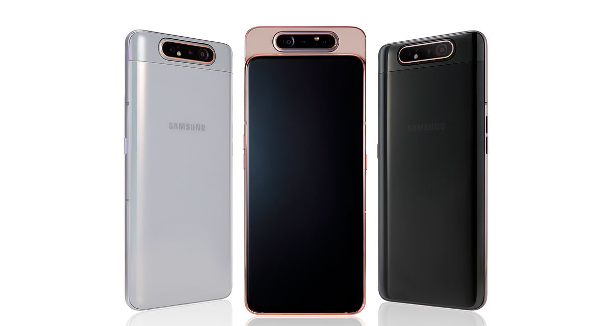 Samsung Galaxy A80, móvil con cámara rotatoria y gran pantalla