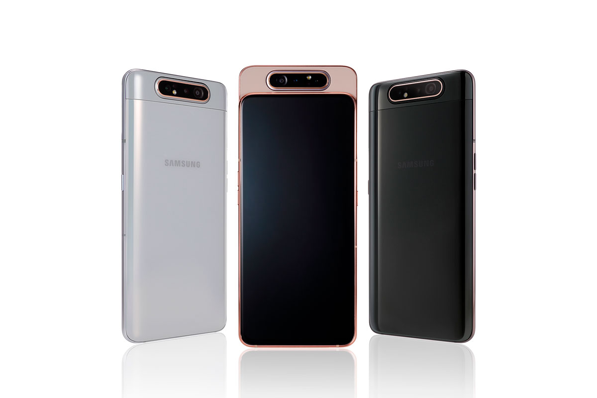 Samsung Galaxy A80, móvil con cámara rotatoria y gran pantalla