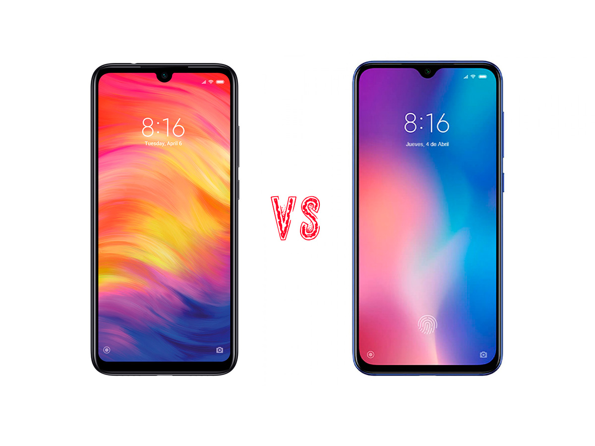 Comparativa Xiaomi Redmi Note 7 vs Xiaomi Mi 9 SE