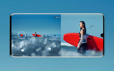 Los Huawei P30 y P30 Pro reciben Dos Vistas para grabar con dos cámaras a la vez