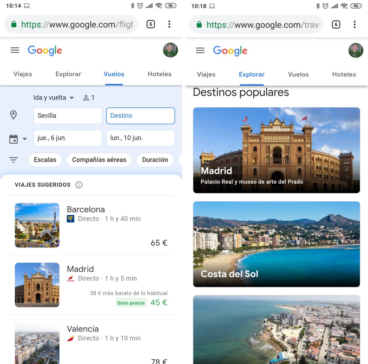 google flights