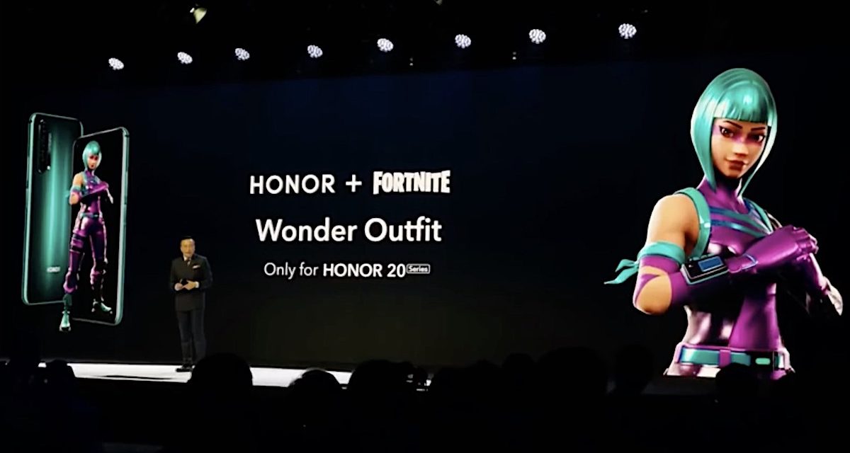 Wonder Outfit, así es la nueva skin del Honor 20 y 20 Pro en Fortnite