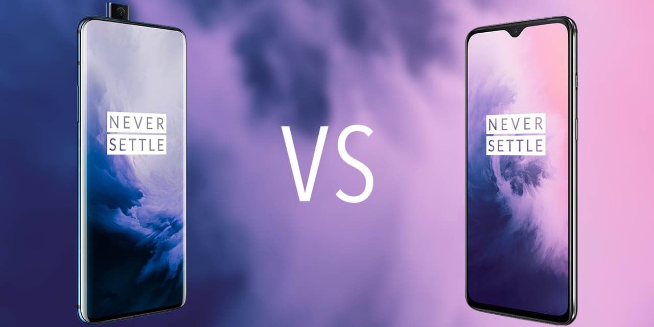 Comparativa OnePlus 7 Pro vs OnePlus 7