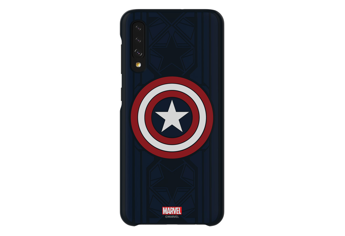fundas Marvel para Samsung Galaxy A50 Capitán América