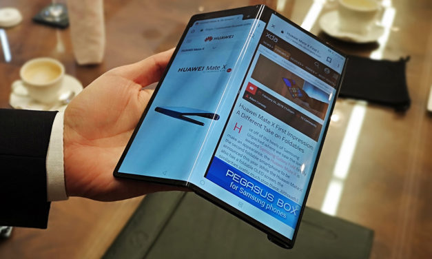 Huawei patenta un nuevo teléfono plegable con pantalla flexible