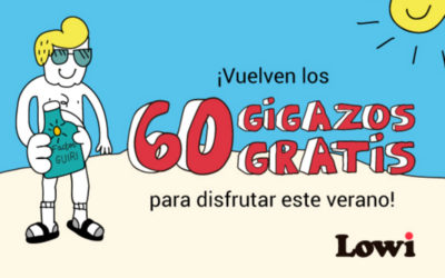 Lowi regala este verano 60 GB a sus clientes