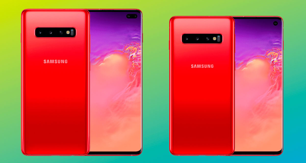Samsung presenta una versión del Galaxy S10 en color rojo