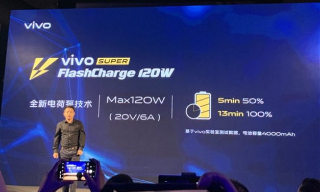 La carga de Vivo Super FlashCharge de 120W es oficial: 50% en 5 minutos