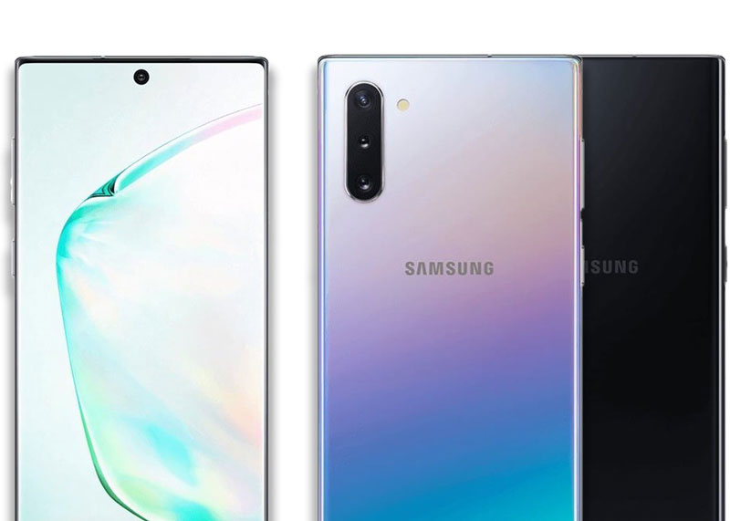 nuevos detalles sobre la cámara del Samsung Galaxy Note 10 cámaras