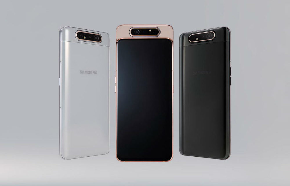 Samsung añade mejoras a la cámara rotatoria del Galaxy A80