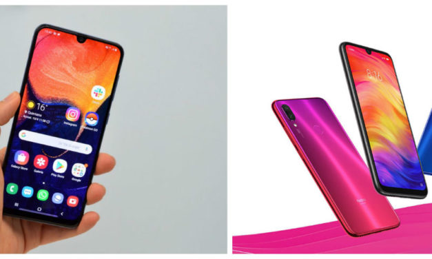 Comparativa Samsung Galaxy A50 vs Xiaomi Redmi Note 7