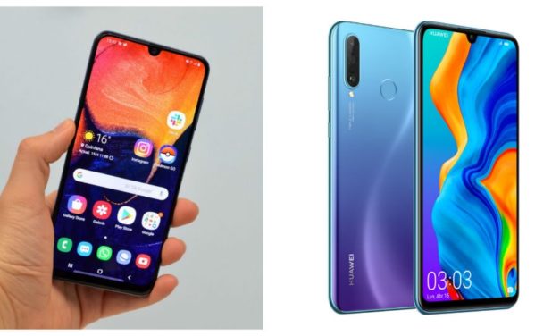 Comparativa Samsung Galaxy A50 vs Huawei P30 Lite
