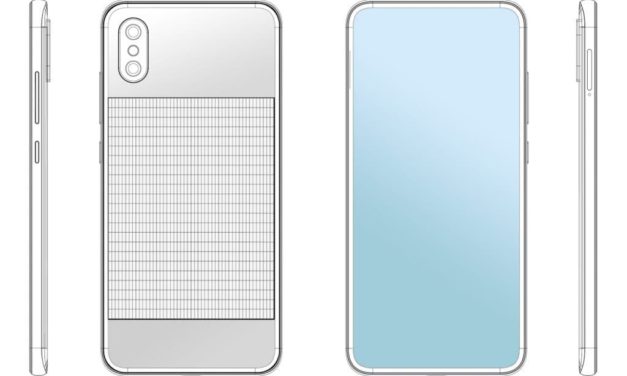 Xiaomi patenta un diseño de móvil con un panel solar en la trasera