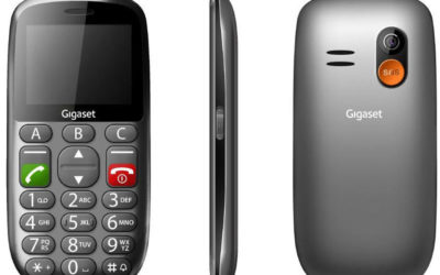 Gigaset GL390, móvil para mayores con cámara y botón de alarma