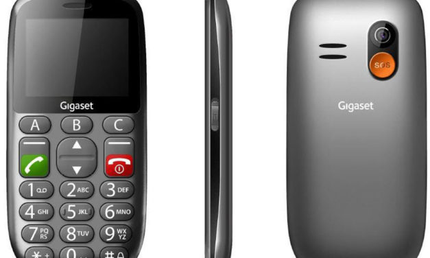Gigaset GL390, móvil para mayores con cámara y botón de alarma