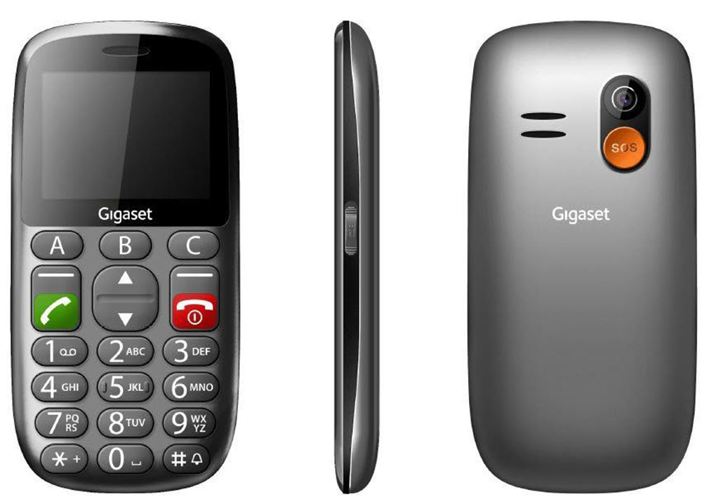 Gigaset GL390, móvil para mayores con cámara y botón de alarma 1