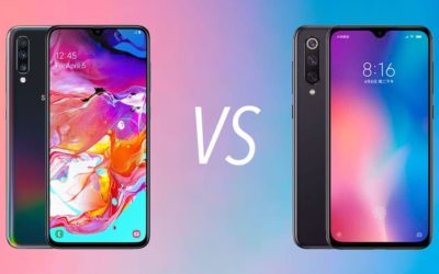 Comparativa Samsung Galaxy A70 vs Xiaomi Mi 9 SE: todas las diferencias