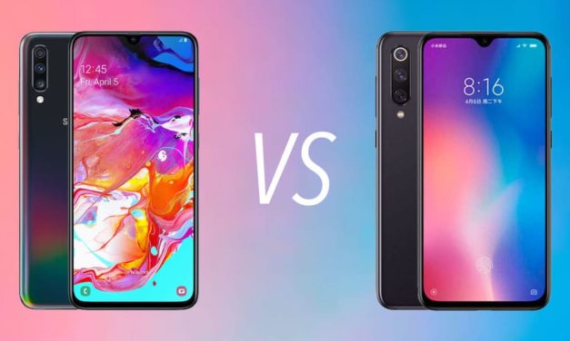 Comparativa Samsung Galaxy A70 vs Xiaomi Mi 9 SE: todas las diferencias