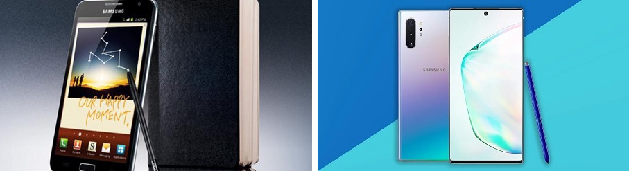 ¿Qué podíamos hacer con el primer Samsung Galaxy Note y qué con el último?