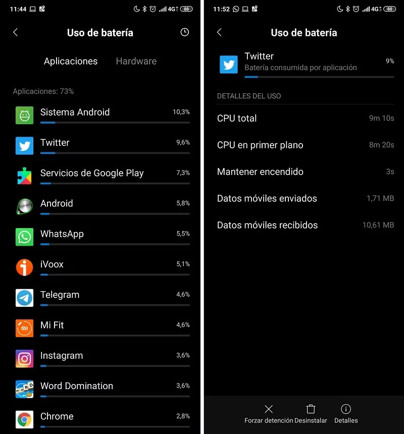 La batería de mi descarga muy rápido: 5 posibles soluciones