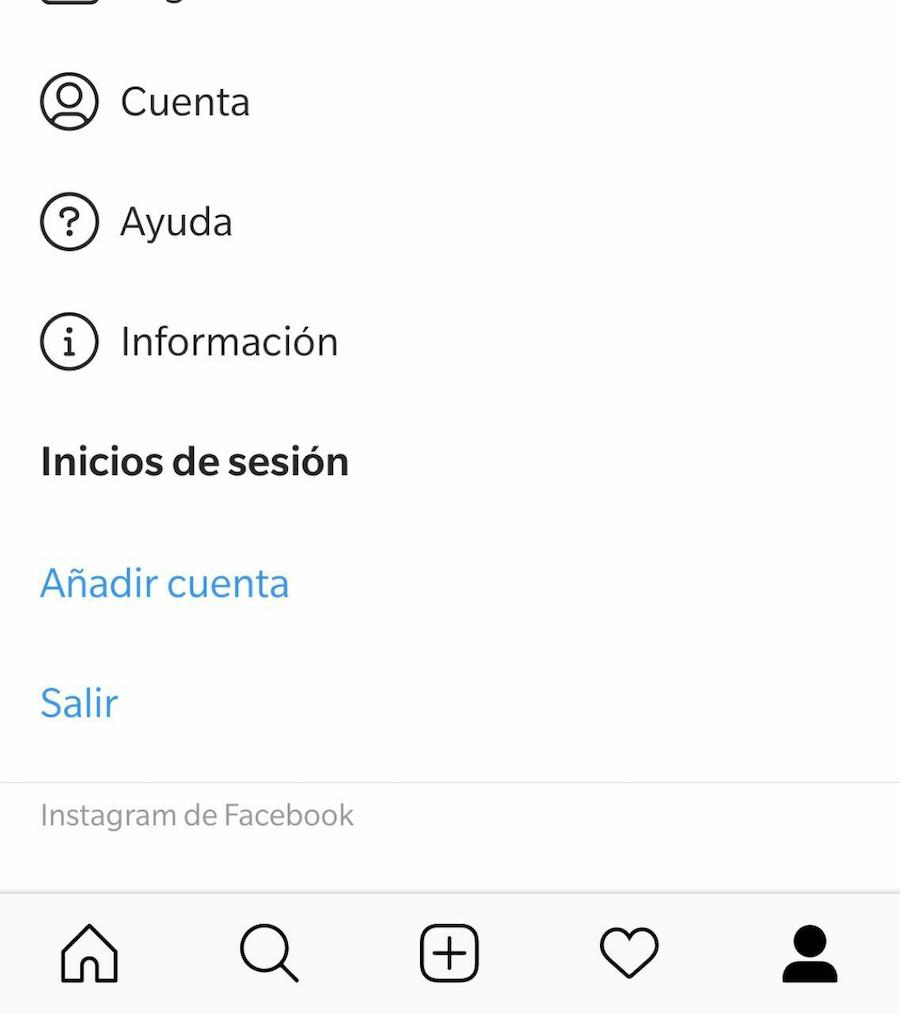 instagram se queda en blanco