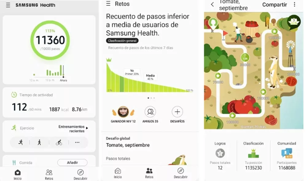 Samsung health no detecta pasos
