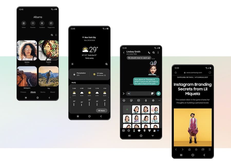 samsung one ui 2 0