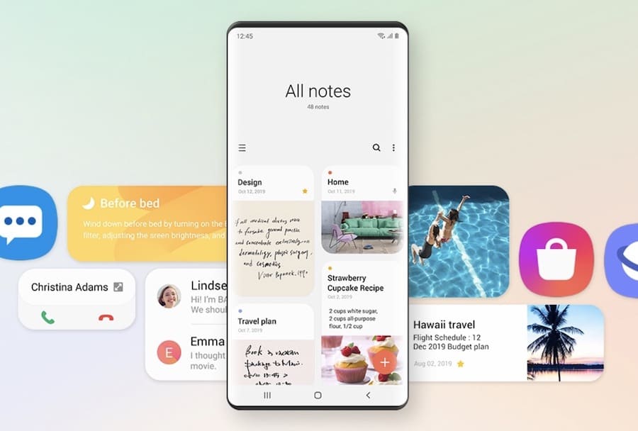 samsung one ui 2 1