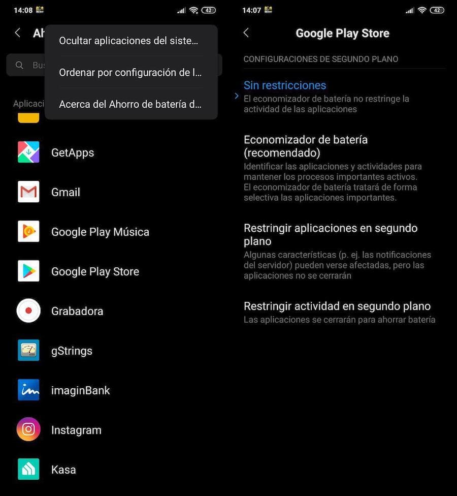 xiaomi descarga lento google play store