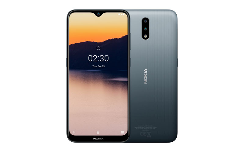 lanzamiento Nokia 2.3 en España frontal y trasera gris