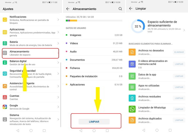 limpieza emui
