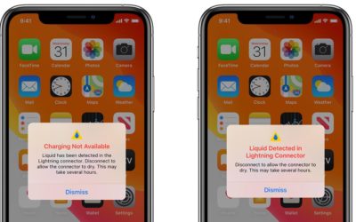 Se detectó líquido en el conector Lightning del iPhone: aquí la solución