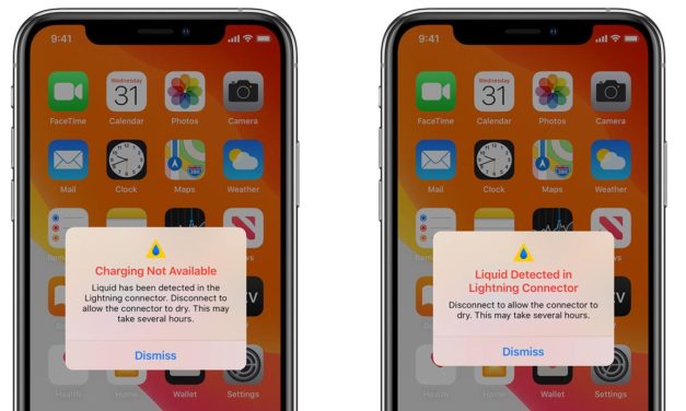 Se detectó líquido en el conector Lightning del iPhone: aquí la solución