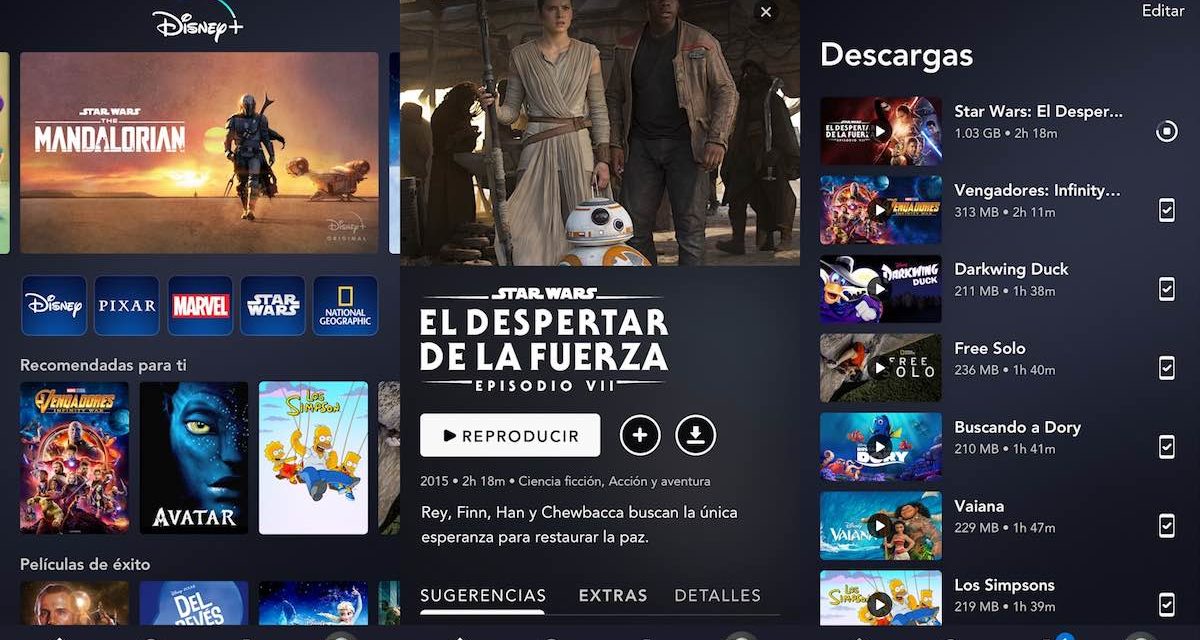 Te sorprenderá saber cuántos datos gasta Disney+ en el móvil