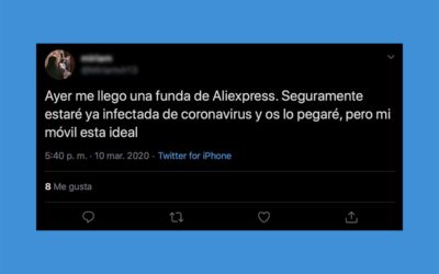 ¿Puede contener coronavirus un móvil o funda comprados en AliExpress?