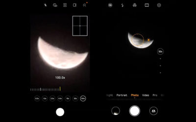 Así se ve la Luna con el zoom 100x del Samsung Galaxy S20 Ultra