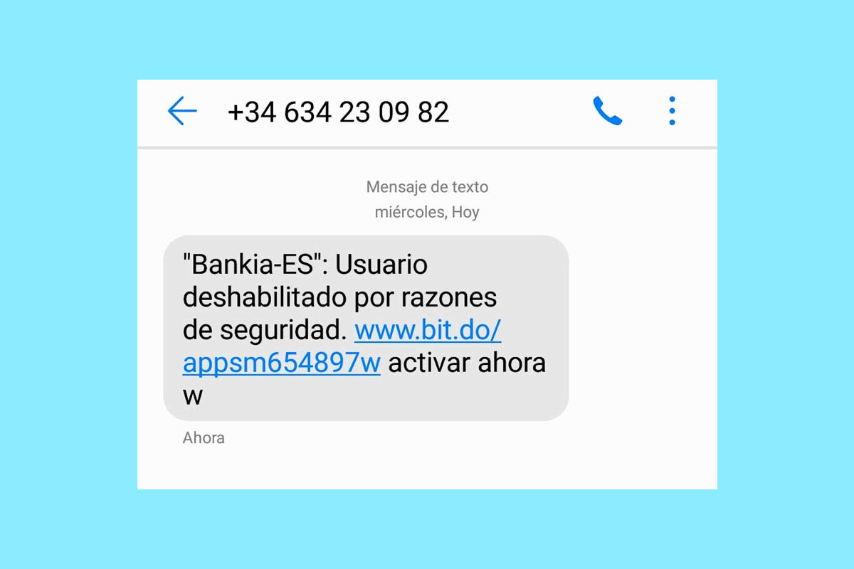 603824275 sms mensaje texto banco santander